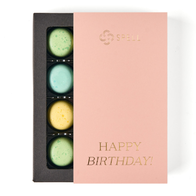A set of cheese sweets Companions for the birthday pink