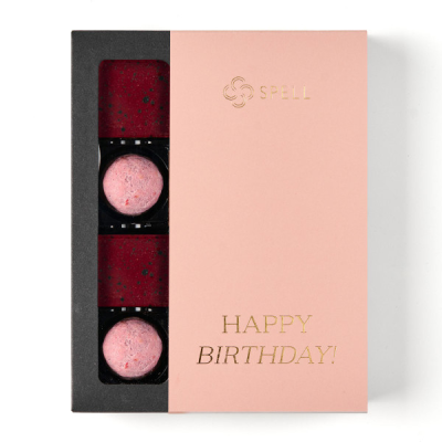 Set of sweets Poppy Blossom for Birthday pink