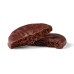 Dark chocolate-covered cookies, 12 pcs