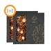 Milk chocolate with salted caramel 1+1