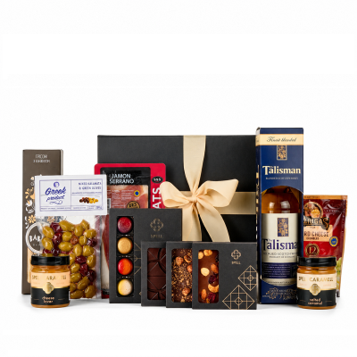 Gift with whiskey For a delicious party