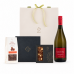 Gift with sparkling wine For joyful moments