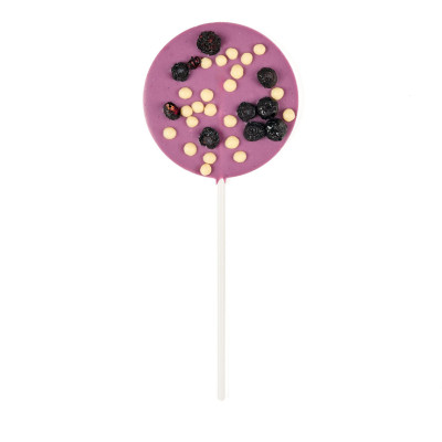 Chocolate lollipop Crunch blueberry