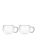 Set of heat-resistant glass cups, 300 ml, 2 pcs