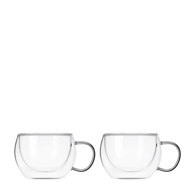 Set of heat-resistant glass cups, 300 ml, 2 pcs