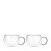 Set of heat-resistant glass cups, 300 ml, 2 pcs