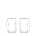 Set of double-walled cups, 350 ml, 2 pcs