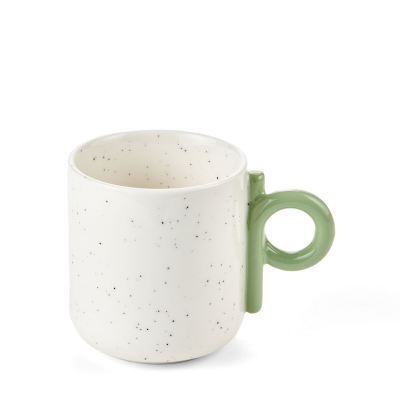 Set of white porcelain cups, 2 pcs., 350 ml each