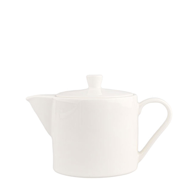 Porcelain teapot white, 500 ml