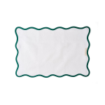 White handmade napkin Fine Waves from Serve it