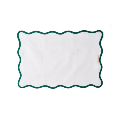 White handmade napkin Fine Waves from Serve it