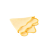 Handmade napkin yellow Fine Waves from Serve it