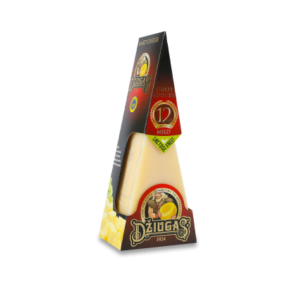 Aged cheese (Dziugas) 40% lactose-free 180g (12 months)