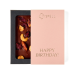 Pink milk chocolate with assorted nuts for Birthday pink