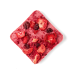 White chocolate with cranberries, strawberries, and raspberries Flowers