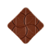 Milk chocolate with hazelnuts without sugar