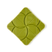 White chocolate tiles with matcha