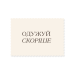 Rectangular sticker: “Get well soon, champagne”