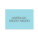 Rectangular sticker: “Hugging you tight,” blue