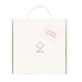 Rectangular sticker: “Hugging you tight,” yellow