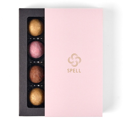 Assorted Truffles Pink Candy Set