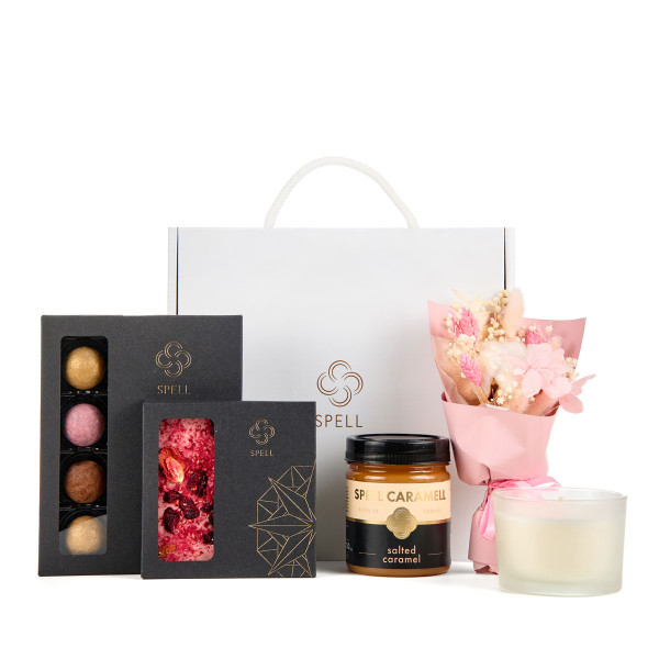 Gift Cry from the heart with flowers and a candle