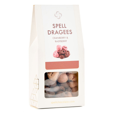 Cranberry-raspberry assorted dragees