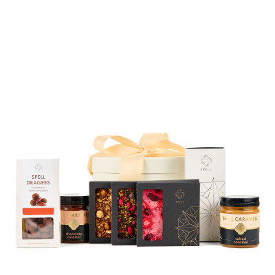 Gift Expression of feelings with chocolate and caramel