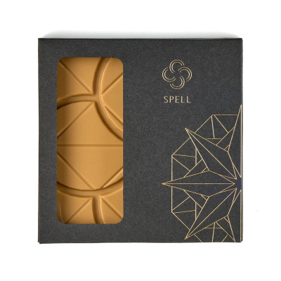 Caramel chocolate tiles