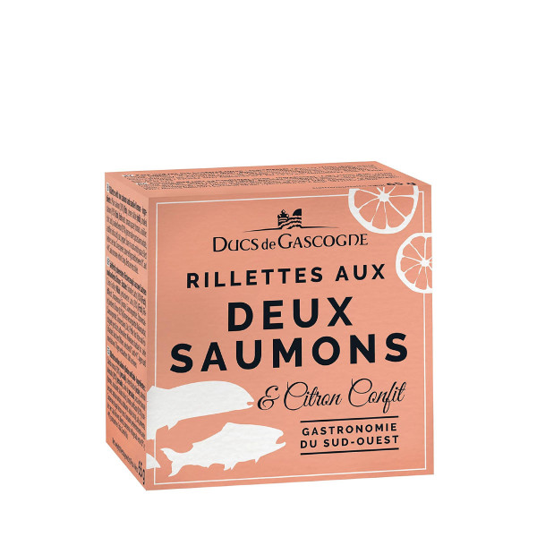 Рієт з соленого та копченого лосося і лимонними цукатами, Ducs de Gascogne, 65г