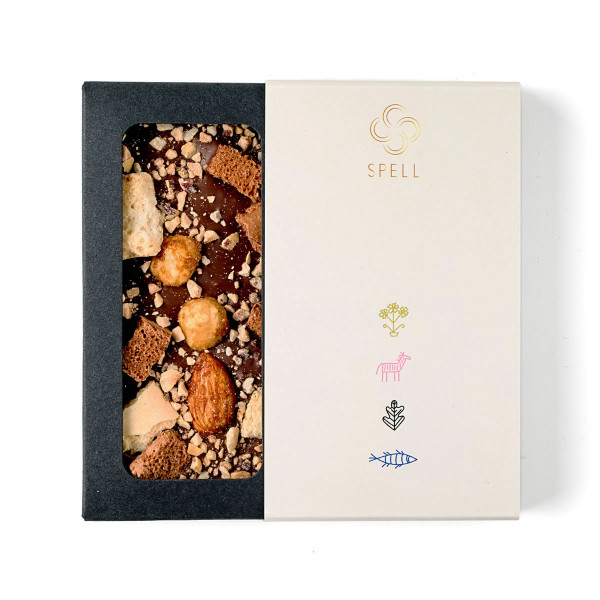 Молочний шоколад з горіхами та меренгою