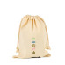 Linen bag with embroidery Easter symbols