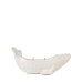 Whale candle by Netemno, white