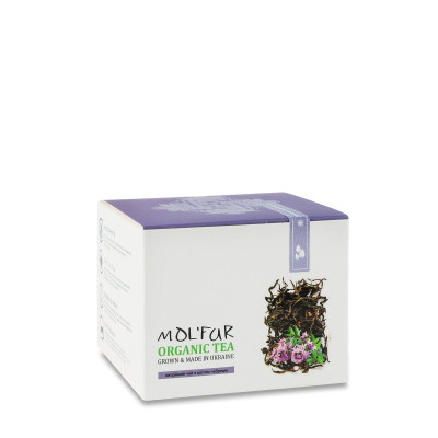 Black Cypriot tea (Ivan tea) with thyme blossom