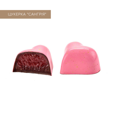 Set of candies Sparkling heart