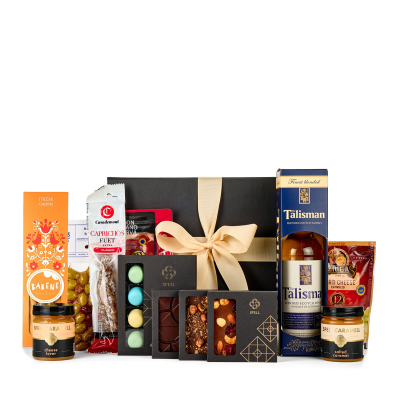 Gift with whiskey For a delicious party