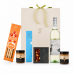 Gift with white wine For a warm meeting