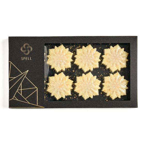 Chocolate candies Snowflakes