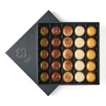 Box of chocolates Cakes and sparkling wine