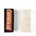 Butter cookies in white chocolate with raspberries, 12 pcs