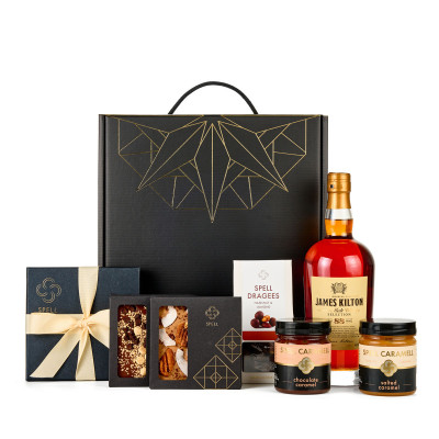 Gift with whiskey Bright combinations