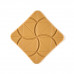 Caramel chocolate tiles