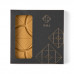 Caramel chocolate tiles