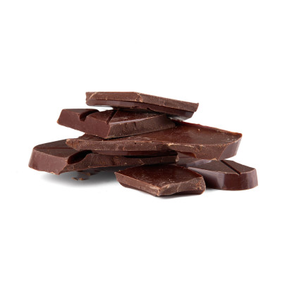 Dark chocolate tiles