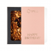 Pink milk chocolate with assorted nuts for Birthday pink