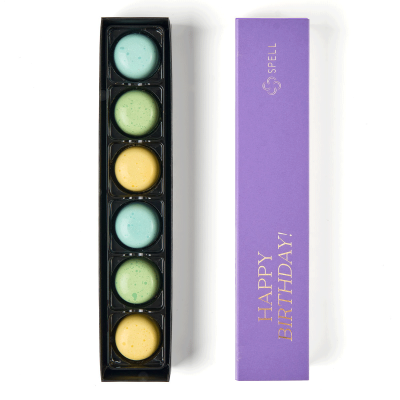 Set of curd sweets Adventurer for Birthday lavender