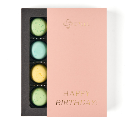 A set of cheese sweets Companions for the birthday pink
