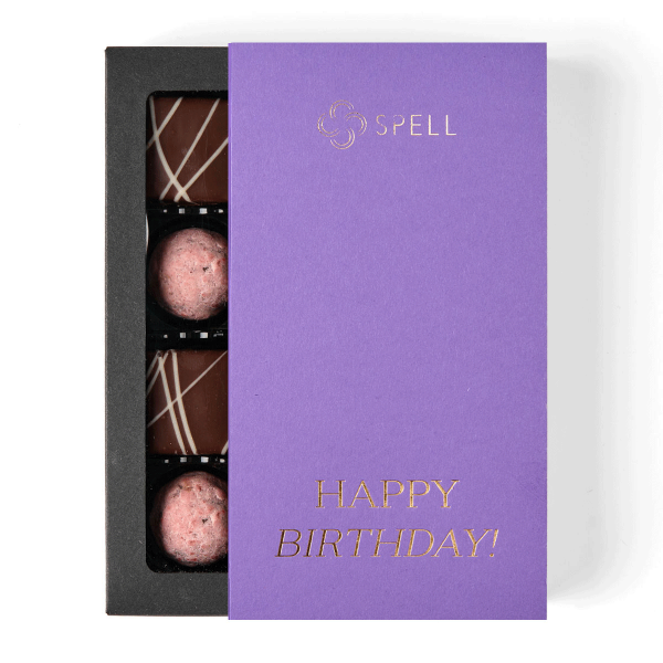 Set of candies Poppy blossom for Birthday lavender