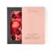 White chocolate with cranberries, cherries and raspberries for Birthday pink