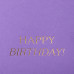 Lavender milk chocolate with assorted nuts for the birthday